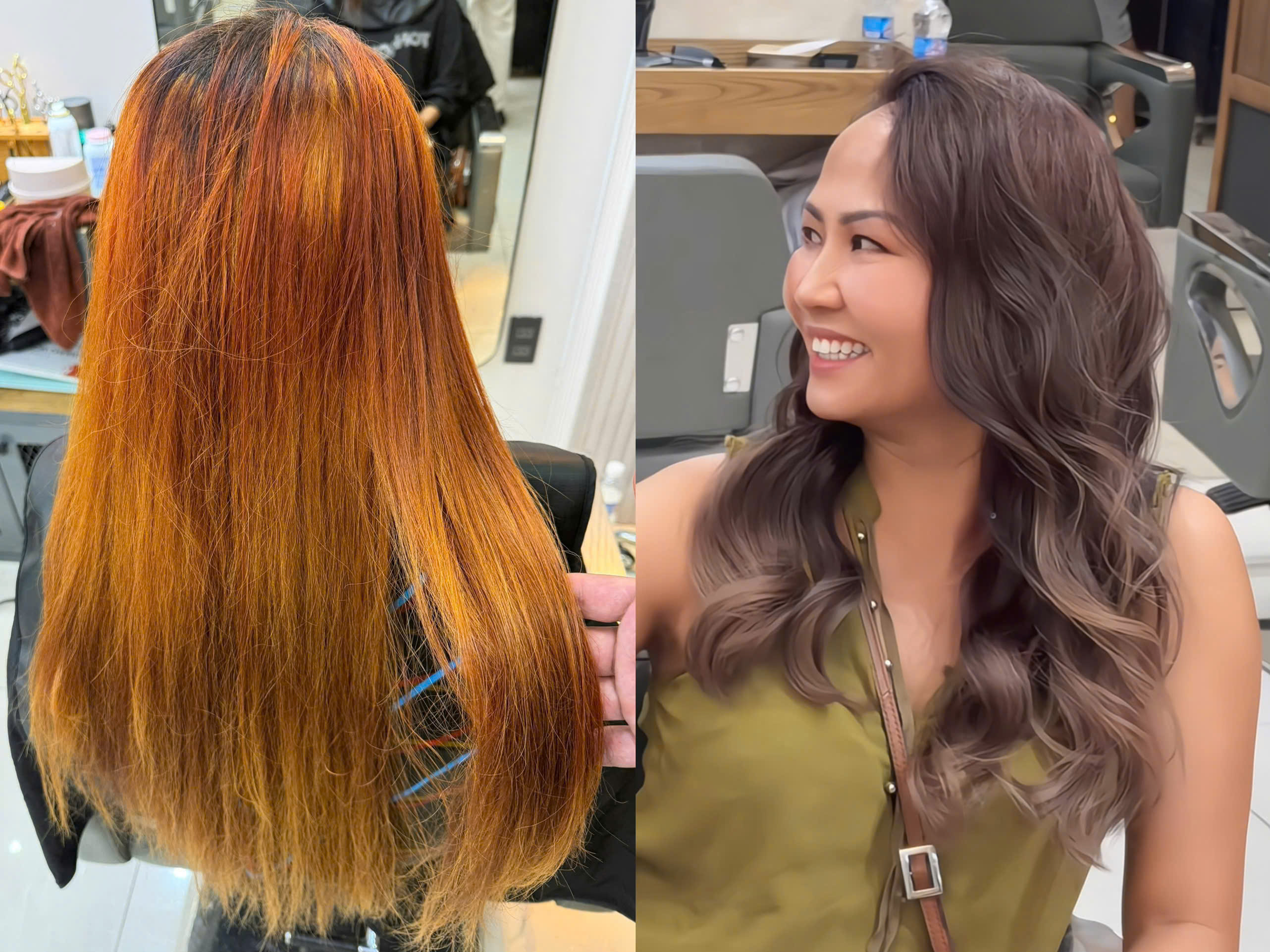 The Hardest Balayage Transformations: Black Dye, Grey Coverage & Damaged Hair